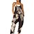 cheap Jumpsuits-Women&#039;s Casual Jumpsuits Floral Animal Prints Sleeveless V Neck