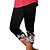 billige Yoga Pants &amp; Bloomers-Dame Yoga Leggings Midjekontroll Rumpeløft Yoga &amp; Danse Sko Trening Treningsøkt Høy Midje Blomster Capri-tights Bunner 1# 2# 3# sport Sportsklær Høy Elastisitet