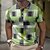 baratos 3D Polos-Homens Camiseta Polo Camisa Polo Waffle pólo de lapela Polos de botões Camisa de golfe Xadrez Estampas Abstratas Geometria Aberto para a Lateral Verde Azulado Amarelo Azul Verde Cinzento Ao ar livre
