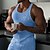 cheap Tank Tops-Men&#039;s Ribbed Running Tank Top Gym Tank Top Vest / Gilet Sleeveless Athletic Athleisure Breathable Moisture Wicking Soft Fitness Gym Workout Running Sportswear Activewear Dark Grey Black White