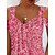 abordables Vestidos casuales-Mujer Vestido lencero Floral Estampado Con Tirantes Mini vestido Diario Manga Corta Verano Primavera