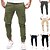 cheap Cargo Pants-Men&#039;s Cargo Pants Cargo Trousers Plain Pocket Comfort Breathable Outdoor Daily Going out Fashion Casual Black Army Green