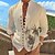 abordables Long Sleeves-camisa hombre verano camisa hawaiana cocotero gráficocuello alto blanco azul verde caqui gris exterior calle manga larga estampado ropa moda diseñador casual cómodo