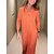 cheap Maxi Dresses-Women&#039;s Basic Plain Maxi Shift Dress with Ruched Sleeves