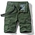 cheap Hiking Trousers &amp; Shorts-Men&#039;s Hiking Shorts Hiking Cargo Shorts Military Summer Outdoor 10&quot; Standard Fit Multi Pockets Breathable Sweat wicking Wear Resistance Cotton Knee Length Shorts Bottoms Red Army Green Khaki Dark Blue