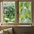 abordables Stickers Muraux-100x45cm pvc givré statique plante tropicale intimité verre film fenêtre confidentialité autocollant décoration de la maison