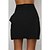 abordables Women&#039;s Clothing-Mujer Falda Poliéster Mini Negro Blanco Rosa Vino Faldas Vacaciones Playa Casual S M L
