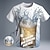 economico Men&#039;s Custom Clothing-Per uomo maglietta Magliette Rotonda Pop art Stampa personalizzata Stampa 3D Informale Giornaliero Stampa 3D Manica corta Abbigliamento Di tendenza Fantastico Originale Comodo