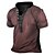 cheap Short Sleeve-Men&#039;s Plain Henley Shirt with Zipper