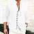 cheap Long Sleeves-Men&#039;s Casual Linen Button Up Summer Shirt