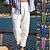 cheap Pants-Classic Men&#039;s Summer Linen Cotton Beach Trousers