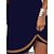 preiswerte Minikleider-Damen Ethnisches Kleid Sommerkleid Blumen Bedruckt V Ausschnitt Minikleid Vintage Ethnisch Outdoor Täglich Kurzarm Regular Fit Marineblau Sommer Frühling S M L XL XXL