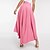 baratos Women&#039;s Clothing-saia feminina swing assimétrica preta rosa saias moda casual diária s m l