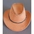 economico Men&#039;s Hats-Per uomo Cappello da sole Cappello da cowboy Marrone scuro Marrone chiaro Poliestere Esterno Da mare Viaggi Cowboy occidentale Stile da spiaggia Traspirante Liscio