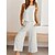 cheap Two Piece Sets-Women&#039;s Loungewear Sets Simple Casual Comfort Pure Color Cotton And Linen Street Daily Crew Neck Breathable Tank Top Sleeveless Pant Summer Spring Lake blue White