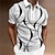 cheap Polos-Men&#039;s Casual Polo Golf Shirt with Graphic Prints