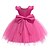 cheap Hoodies-Toddler Little Girls&#039; Dress Plain Party Daily Tulle Dress Beaded Bow Pink Knee-length Short Sleeve Elegant Cute Dresses Spring Summer Slim 1-5 Years
