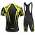 cheap Cycling Clothing-21Grams Men&#039;s Geometric Cycling Jersey &amp; Bib Shorts