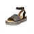 abordables Sandals-Sandalia Elegante para Mujer Correa de Tobillo Color Sólido Caminata Casual