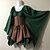 preiswerte Anime Cosplay-Mittelalterlich Cocktailkleid Vintage-Kleid Kleid Kurz / Mini Prinzessin Vikinger Ranger Elfen Damen Bogenschießen U-Ausschnitt Party / Cocktail Festival Kleid Ganzjährig