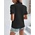 cheap Tops &amp; Blouses-Casual Women&#039;s V Neck Short Sleeve Blouse