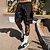 abordables Shorts-Homme Short athlétique Shorts décontractés Plein Poche à rabat Confort Respirable Extérieur du quotidien Sortie Mode Décontractées Noir Grise