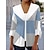 cheap Women&#039;s Clothing-Women&#039;s Jacket Casual Jacket School Print V Neck Comfortable Floral Regular Fit Fashion Outerwear Summer 3/4 Length Sleeve Light Blue S