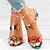 economico Women&#039;s Slippers &amp; Flip-Flops-Per donna Pantofole Sandali con tacco a blocchi Pantofole da esterno Esterno Spiaggia Estate Quadrato Occhio di pernice Elegante Informale PU Mocassino Multicolore