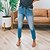 abordables Cotton &amp; Linen-Femme Jeans Pantalon Jean Bleu Mode Poches latérales Casual Quotidien Toute la longueur Micro-élastique Plein Confort S M L XL 2XL