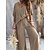 cheap Two Piece Sets-Women&#039;s Casual Loungewear Set V Neck T Shirt &amp; Wide Leg Pants