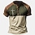 cheap Short Sleeve-Men&#039;s Graphic 3D Print Henley Shirt Short Sleeve