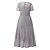 cheap Casual Dresses-Women&#039;s Midi Dress A Line Dress Party Dress Green Light gray Short Sleeve Ruched Print Floral Pure Color Crew Neck Spring Summer Party Stylish Elegant Modern 2022 S M L XL XXL 3XL
