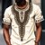 billige Short Sleeve-Herre T-shirt Rund hals Grafisk Farveblok Tribal Tøj 3D-udskrivning udendørs Daglig Trykt mønster Kortærmet Mode Designer Etnisk