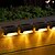baratos Iluminação de Exteriores-4pçs 2pcs 1pç 0.5 W Energia solar Impermeável Decorativa Lâmpadas de Parede de Exterior Luzes Solares LED 1.2 V Branco Quente Branco Mudança 1 Iluminação Externa Pátio Jardim Contas LED Natal Ano Novo