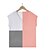 economico T-shirts-Per donna Pullover Maglione Maglione Uncinetto Maglia Collage A V Color Block Giornaliero Per uscire Moda Informale Estate Primavera Rosa Blu S M L