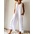 cheap Jumpsuits &amp; Rompers-Women&#039;s Jumpsuit Solid Color Button Pocket Streetwear V Neck Street Daily Sleeveless Regular Fit White S M L Summer