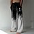 abordables Pants-Homme Pantalon pantalon été Pantalon de plage Cordon Taille elastique Impression 3D Dégradé Imprimés Photos Poker Confort Casual du quotidien Vacances Vêtement de rue Hawaïen Jaune Bleu