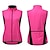 cheap Cycling Clothing-Women&#039;s Sleeveless Cycling Jersey Cycling Vest Summer Rose Red Solid Color Bike Jersey Top Mountain Bike MTB Road Bike Cycling Waterproof Quick Dry Reflective Strips Sports Clothing Apparel