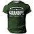 abordables Short Sleeve-fête des pères papa chemises graphique main vintage créateur de mode hommes impression 3d t-shirt tee papa t-shirt plein air quotidien sports t-shirt 1 2 3 manches courtes col rond chemise