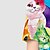abordables camisetas 3d de niña-Niños Chica Camiseta Graphic Exterior Impresión 3D Manga Corta Cuello redondo Activo 7-13 años Verano Verde Trébol