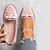 abordables Shoes-Zapatos Planos y Elegantes para Mujer en Cuero Falso Floral