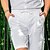abordables Shorts-Homme Short Short en lin Short d&#039;été Cordon Taille elastique Multi poche Plein Confort Respirable Extérieur du quotidien Sortie Mode Décontractées Noir Blanche
