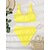 abordables Bikini-Mujer Bañadores Bikini Normal Traje de baño Graphic 2 Piezas Estampado Granate Amarillo Rosa Azul Piscina Café Trajes de baño Ropa de playa Verano Deportes