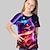 cheap Girls&#039; 3D T-shirts-Girl&#039;s Summer 3D Cat Graphic T Shirt 7-13 Years