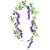 abordables Fleurs Artificielles-Plantes artificielles Tissu Vin Mariage Guirlande et Fleur Murale 1 Vin