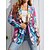 cheap Blazers-Women&#039;s Formal Streetwear Blazer Pink Print
