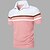 billige Classic Polos-Herre POLO T-skjorte Golf skjorte Avslappet Ferie Klassisk Kortermet Mote Grunnleggende Fargeblokk Klassisk Sommer Normal Brand Rød Svart Rosa Mørk Navy POLO T-skjorte
