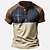 abordables Short Sleeve-Hombre Henley Shirt Camisetas gráficas Henley Graphic Bloque de color Fe Ropa Impresión 3D Vacaciones Noche Abotonar Estampado Mangas cortas Moda Diario Cómodo