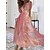 cheap Midi Dresses-Women&#039;s Ombre Marbling Maxi A Line Streetwear Dress