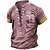 cheap Short Sleeve-Vintage Men&#039;s Graphic Faith Stand Collar T Shirt